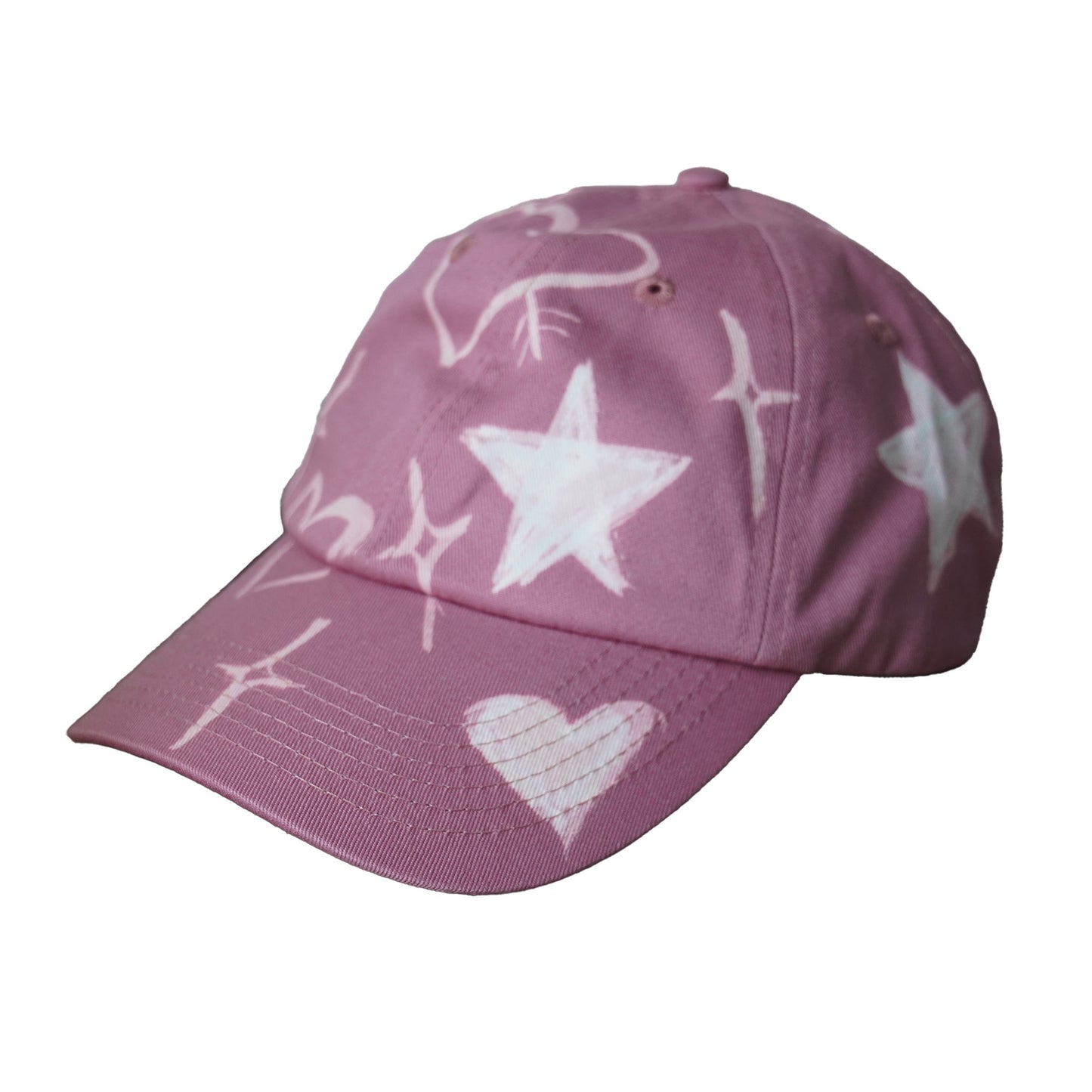 Pink LUVVV Heart Hat