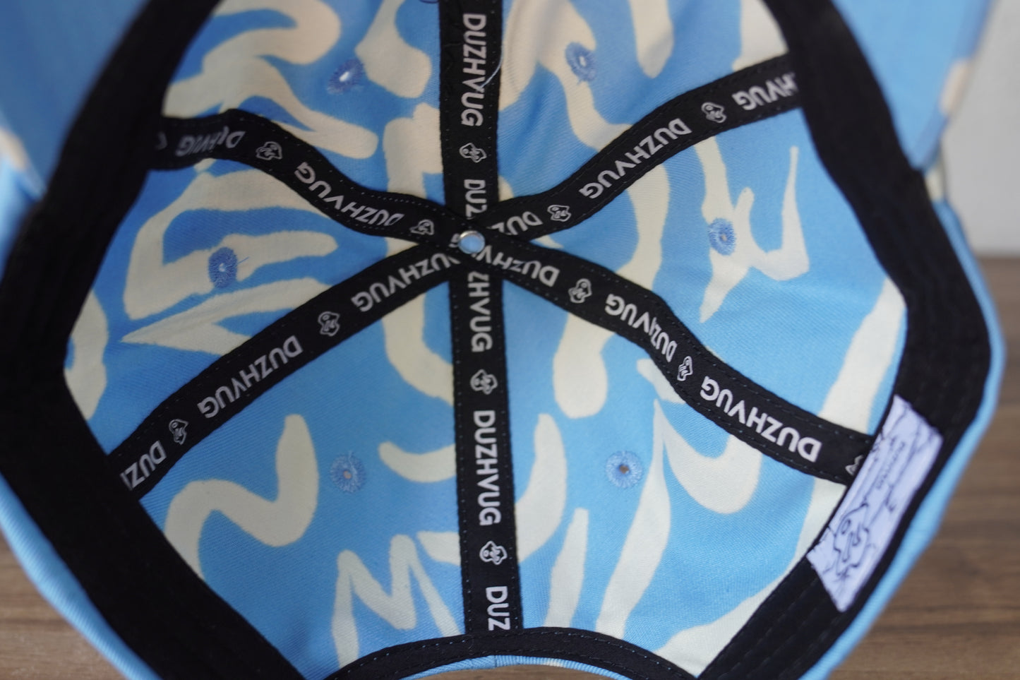 Light Blue Waves Hat