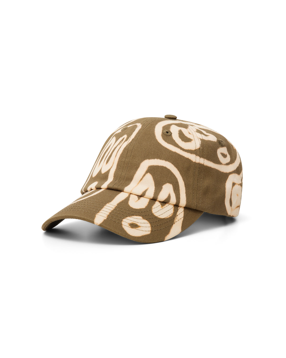 Bleach Faces Hat (Olive)