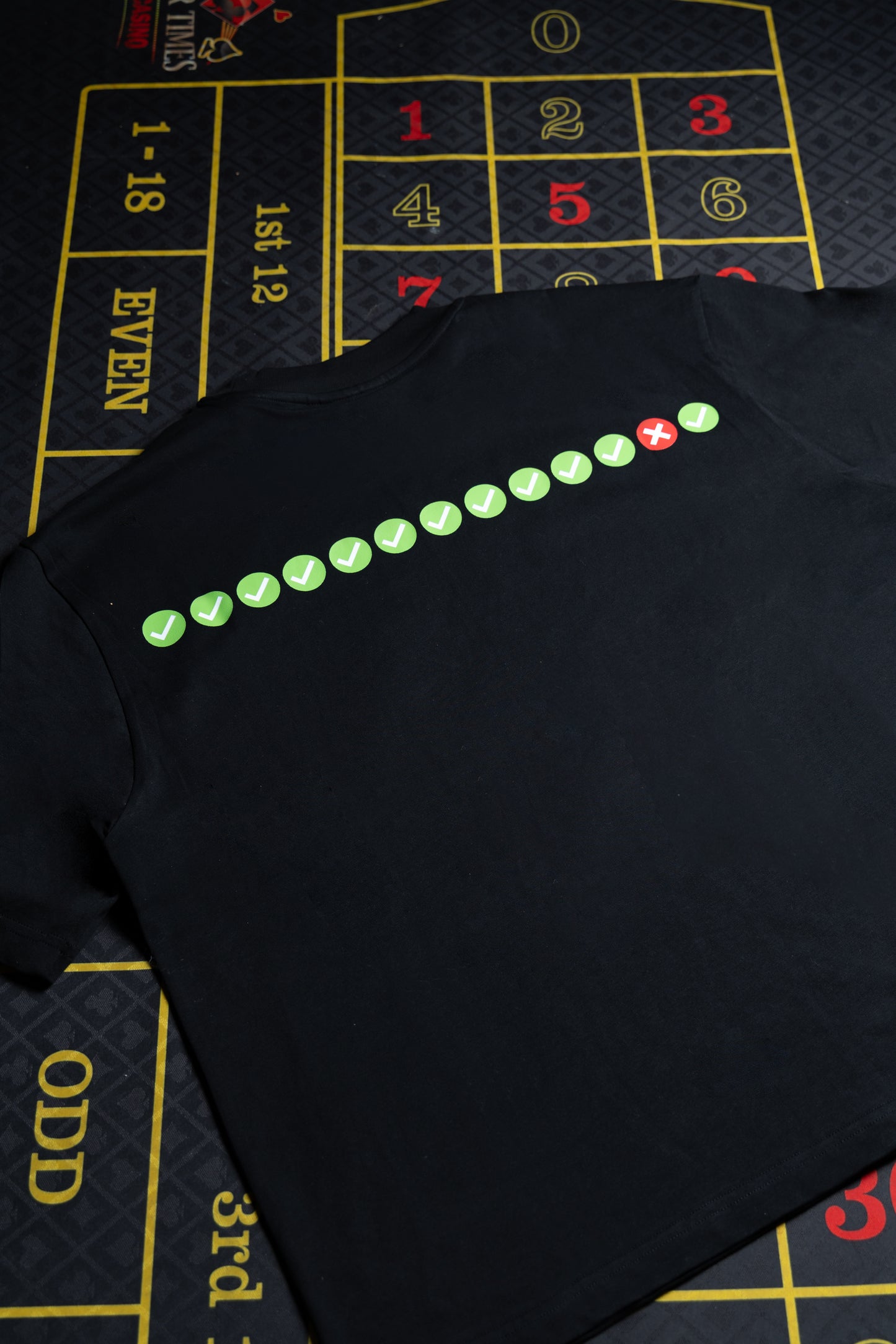 BLACK ROULETTE TEE