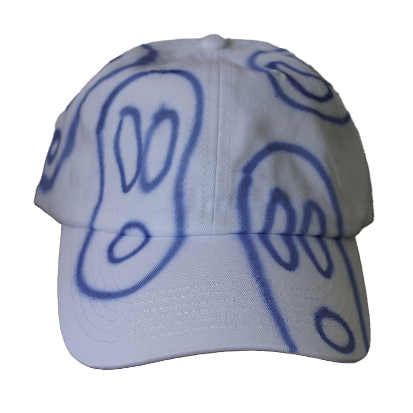 Blue Faces White Hat