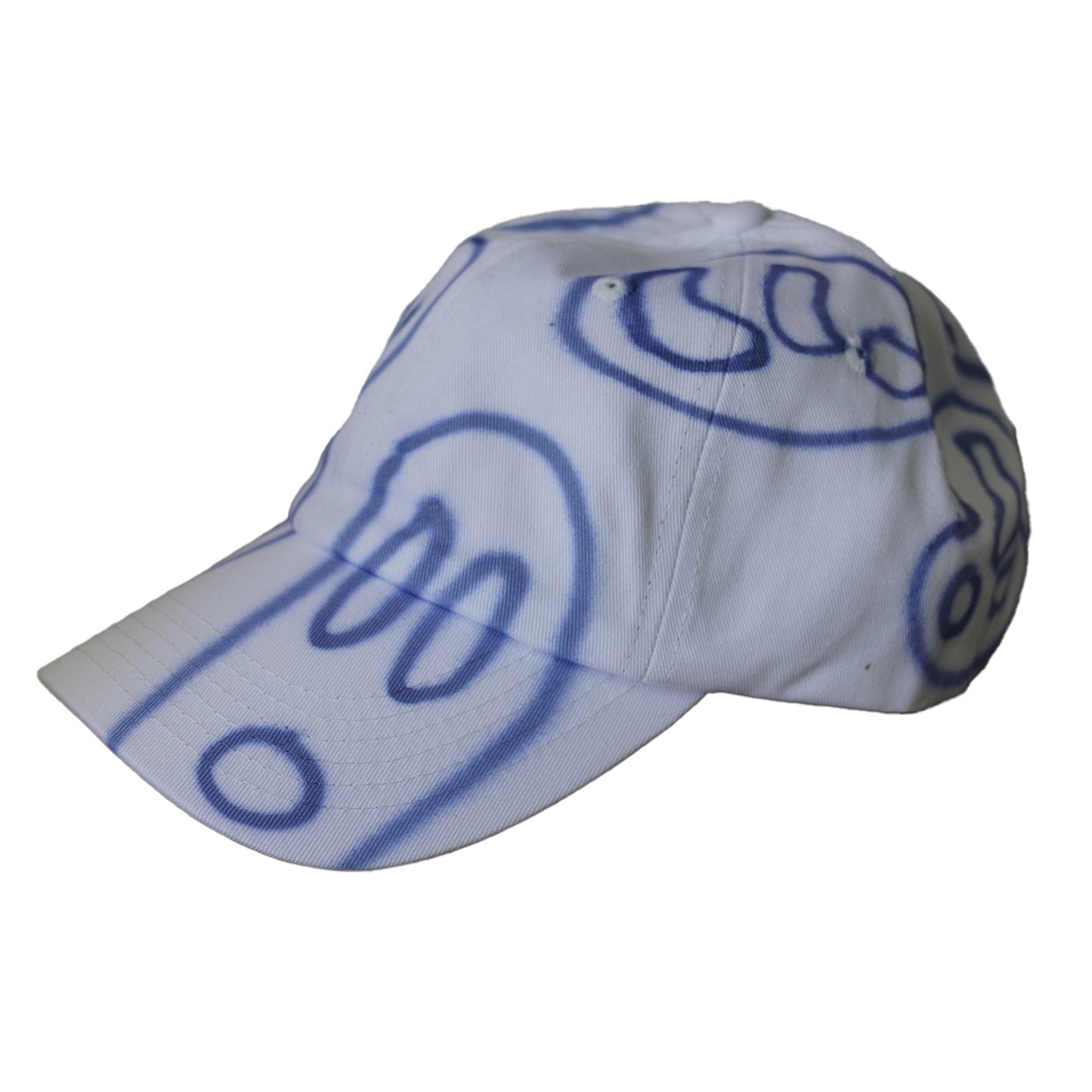 Blue Faces White Hat