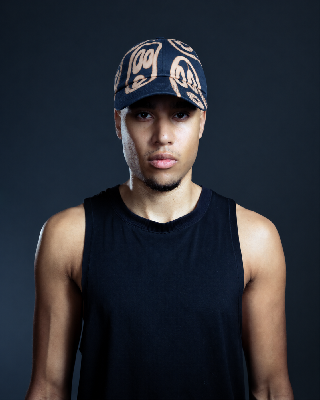 Bleach Faces Hat - Navy