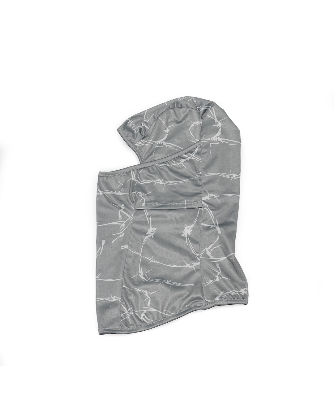 GRAY BARBED SKI MASK